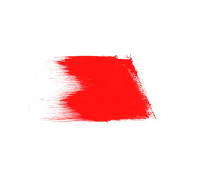 Red watercolor brush for art painting