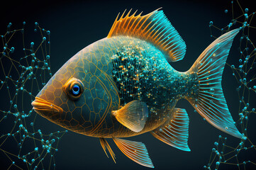 Computer software wired fish, Generative AI