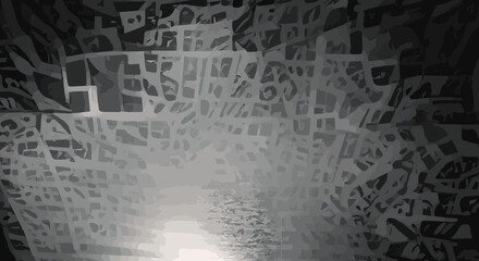 modern black abstract background with light effect. eps10