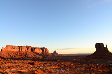 Fototapeta na wymiar Sunrise Monument Valley Arizona Navajo Nation