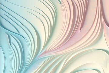 Pastel Wave Abstract Background