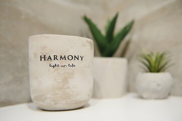 interior of the shower room Modern house with contemporary interior