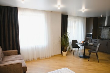 Stylish apartment interior. Idea for home design