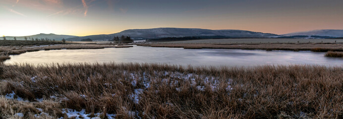Winter in the Brecon Beacons National Park.