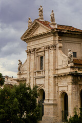 Fototapeta premium Santa Francesca Romana is a Roman Catholic church situated next to the Roman Forum in the rione Campitelli in Rome, Italy.