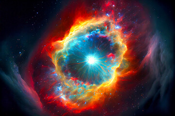 Fototapeta premium Discovering the Endless Wonders of the Universe: From Galaxies and Nebulas to Stars and Supernovas