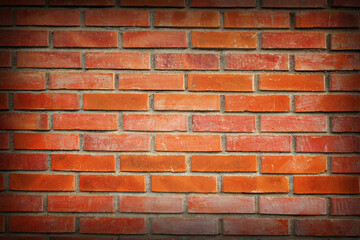 real red brick background