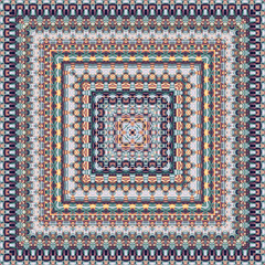 3d effect - abstract square geometric color gradient graphic 