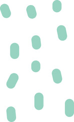 Abstract hand drawn shape design element