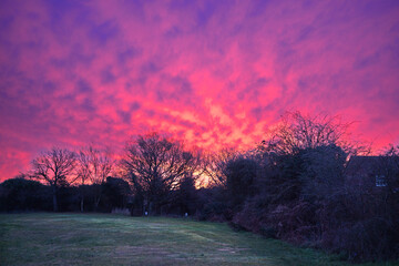 Fototapeta na wymiar Amazing sky at Dawn