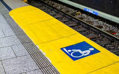 typical disabled sign in germany