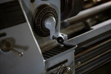 Where parts are made with a lathe