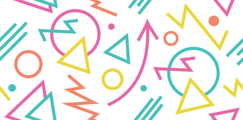 seamless lines, shape, circle, doodle, dot. abstract background in a minimalist style. modern pattern for print, paper, web design. vector art illustration.