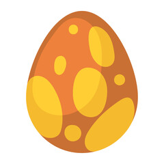 spring yellow egg painted