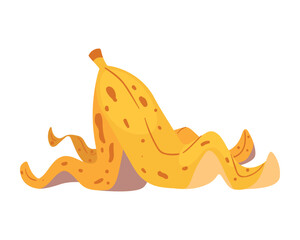 banana peel on the floor