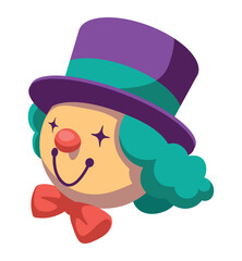 happy clown emoticon