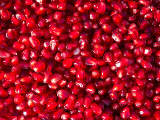 pomegranate seeds background