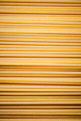 Unprepared spaghetti dry. Macro background.
