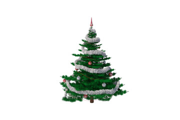 christmas tree isolated - 564411715