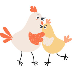 Cute couple romantic in love birds