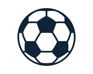 Soccer ball icon. Football game ball icons