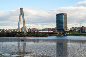 Fototapeta premium Panoramica de la ciudad de Badajoz.