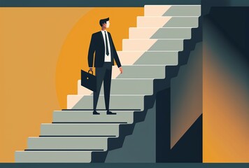 business mentor. Business concept self development, AI generative