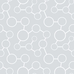 Abstract vector seamless pattern background with circles 1 - 564422504
