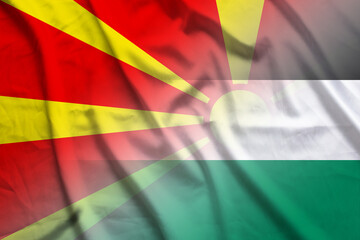 Macedonia and Palestinian National Authority political flag transborder negotiation PSE