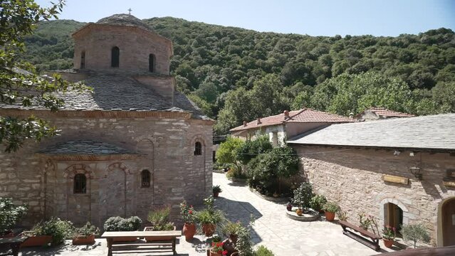 Moni Evaggelistrias Monastery, Skiathos Island, Sporades Islands, Greek Islands