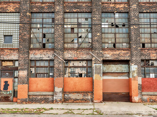 Brick Warehouse With Windows