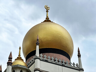 Gold Dome Of The Sultan Mosque