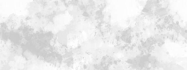Abstract grey and white watercolor background. In shades of grey with the effect of marbling.  grey watercolor textured on white paper background.