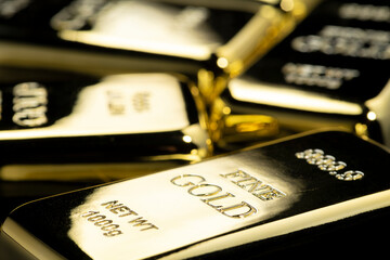 金塊のクローズアップイメージ