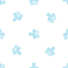 Ice gum pattern seamless background texture repeat wallpaper geometric vector