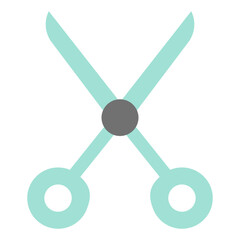 scissors flat icon