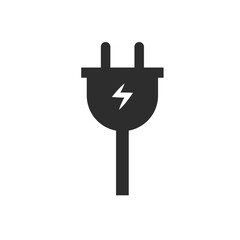 electric cord black icon vector