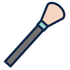 brush filled line icon