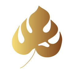 Gold leaf illustration 