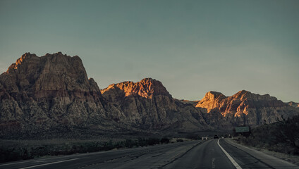 road in mountains