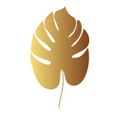 Gold leaf illustration 