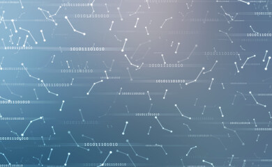 Abstract futuristic circuit board Illustration, Circuit board with various technology elements. Circuit board pattern for digital abstract technology background