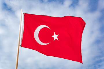 National Flag of the Republic of Turkey - 564440979