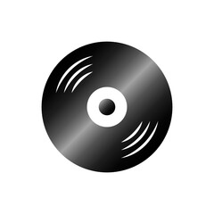 Vinyl record icon vector design templates