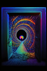 Blacklight Door to another Dimension Interdimensional