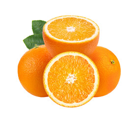 Orange fruit isolated on transparent png