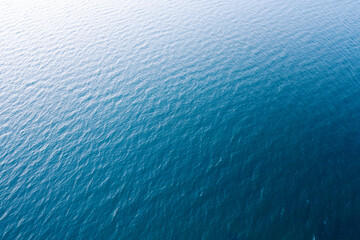 Blue sea water texture calm and peaceful background