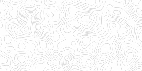 Topographic map. Geographic mountain relief. Abstract lines background. Contour maps. Vector illustration, Topo contour map on white background, Topographic contour lines vector map seamless pattern.