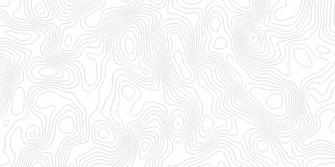 Fototapeta premium Topographic map. Geographic mountain relief. Abstract lines background. Contour maps. Vector illustration, Topo contour map on white background, Topographic contour lines vector map seamless pattern.