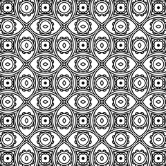 Fototapeta premium black and white seamless pattern